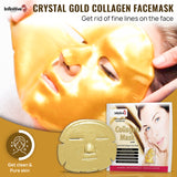 Infinitive Beauty 24K Gold Collagen Crystal Face Mask – Hydrating & Anti-Ageing | Free UK Delivery