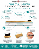 Infinitive Beauty ‘Rise and Shine’ Charcoal Infused Bamboo Toothbrush – Eco-Friendly Oral Care with Free UK Delivery