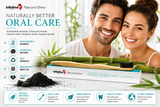Infinitive Beauty ‘Rise and Shine’ Charcoal Infused Bamboo Toothbrush – Eco-Friendly Oral Care with Free UK Delivery