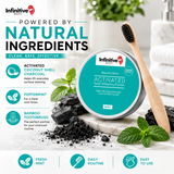 IB Rise & Shine Charcoal Teeth Whitening Powder & Bamboo Toothbrush Kit