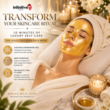 Infinitive Beauty 24K Gold Collagen Crystal Face Mask – Hydrating & Anti-Ageing | Free UK Delivery